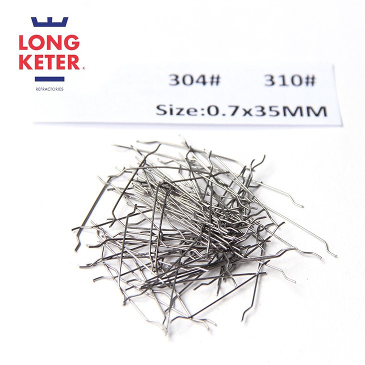 Use Of Refractory Steel Fibers